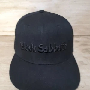 Cappello Berretto Snapback Black Sabbath Band Logo E Demone - Foto 1 di 24