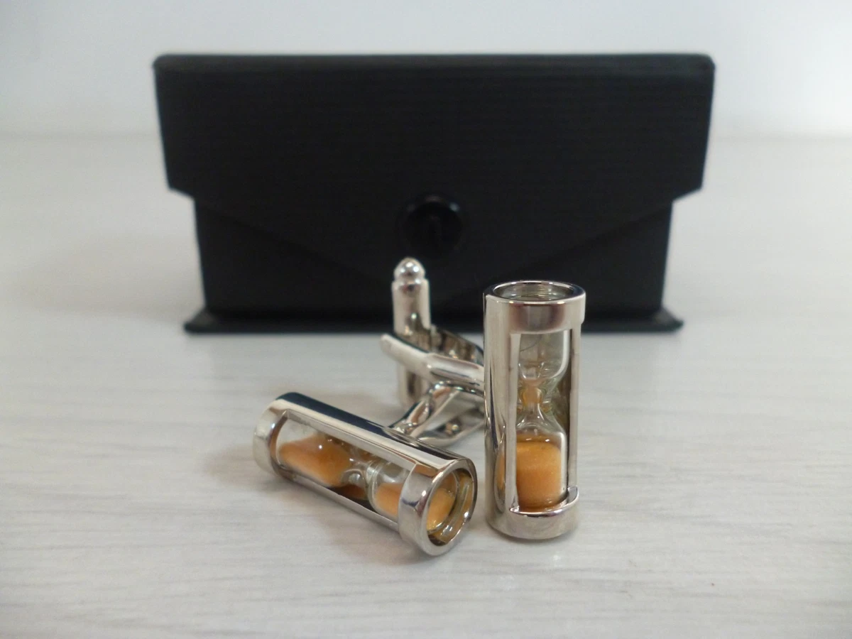 Men’s Gold Cufflinks – Stainless Steel Rectangle Shape, Valentine’s Gift Idea, Classic & Stylish - View #6
