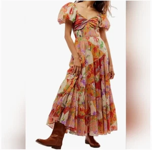 Free People Maxikleid Boho Style Gr. M - Bild 1 von 7