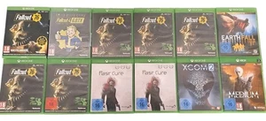Xbox One 12 Spiele Bundle (Fallout 76, Past Cure, XCOM, Earthfall, The Medium) - Bild 1 von 1