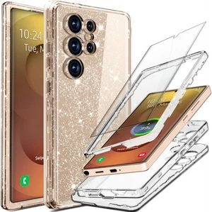 Coolwee Full Schutzhülle für Galaxy 6.9 Zoll (für S25 Ultra), Clear Glitter  - Bild 1 von 9
