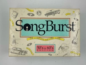 Vintage Song Burst 50’s and 60’s Edition The Lyric Game Complete CIB - Picture 1 of 4