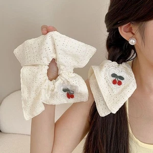 Head Wrap Hollowed-out Square Hair Circle Ponytail Rubber Rope - Picture 1 of 7