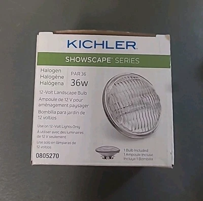 Kichler PAR36 36 Watt Landscape Bulbs, 12 Volt 0805270, Dimmable 4.38" NEW - Image 1 of 3
