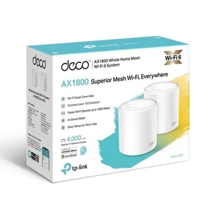 TP-Link Deco X20 AX1800 (2 Pack) Whole Home Mesh Wi-Fi 6 System - 9001 - Picture 1 of 1