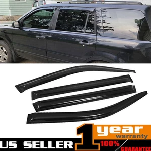 For 2003-2008 Honda Pilot Window Visor Vent Sun Rain Deflector Guard 4PCS Sets - Picture 1 of 7