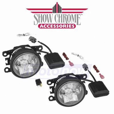 Show Chrome 61-121 Dual Function Fog Lights for Electrical Lights & dx - Image 1 of 4