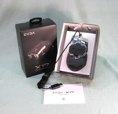 Gaming Mouse EVGA X17 FPS Black NEW Open Box - Image 1 of 4