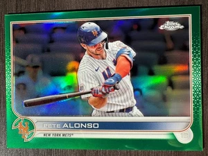 2022 Topps Chrome Pete Alonso Green Refractor #209 serial /99 - Picture 1 of 2