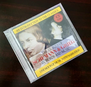 The Stories Of Schumann & Grieg In Words And Music New Sealed CD - Foto 1 di 5