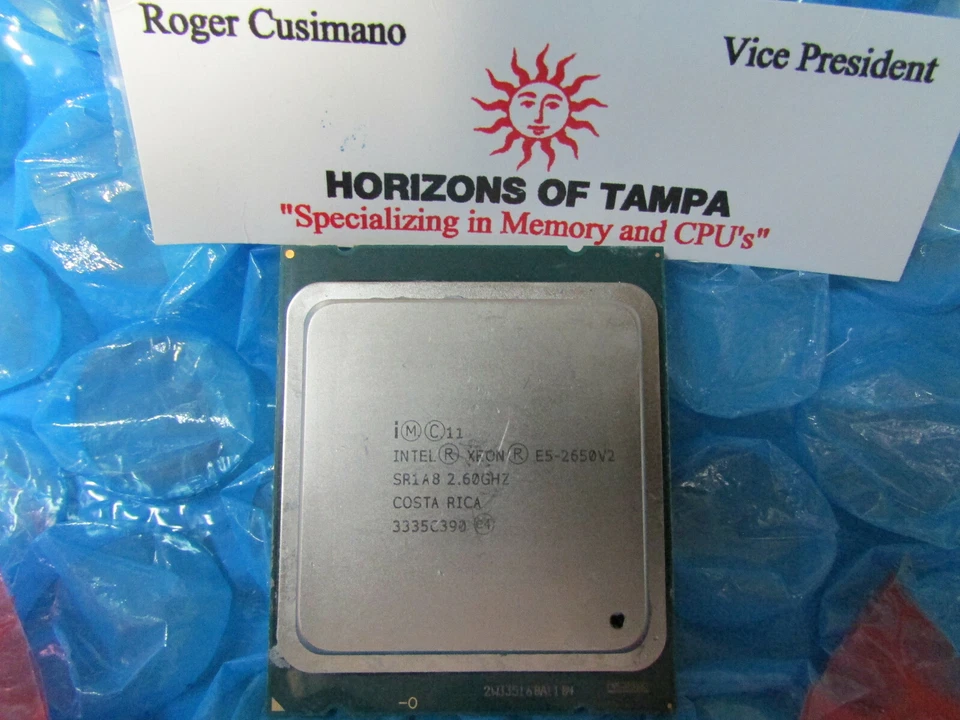 SR1A8 Intel Xeon E5-2650 v2 SR1A8 2.6GHz 8 Core LGA 2011 CPU Processor - Image 1 of 1