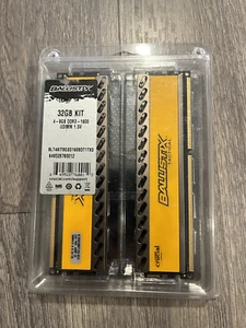 32GB Crucial Ballistix Tactical 4 x8GB PC3-12800 1600Mhz BLT8G3D1608DT1TX0 - Picture 1 of 1