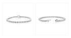 Stunning! New! 7" Lab Grown Diamond Tennis Bracelet 2.1 Cttw 14K Whi (D01068101)