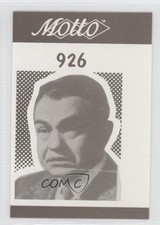 1987 Motto Game Cards Edward G Robinson #926