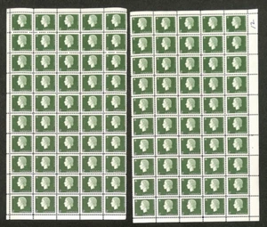 Canada - Scott 402 - Sheet of 100 Stamps in 2 Parts - Field Stock - 1963 - Picture 1 of 1