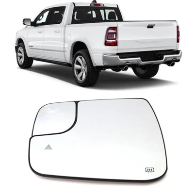 For Dodge Ram 1500 2500 2019 2020 2021 2022 Left Side Rear View Mirror Glass - Image 1 of 4