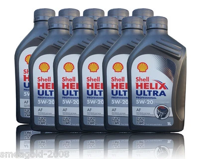 Shell Helix Ultra Professional AF 5W-20 Ford WSS-M2C948-B 10x1 Liter Motoröl - Bild 1 von 3