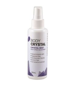 Body Crystal Body Spray Deodorant Crystal Mist 150mL Fragrance Alcohol Free