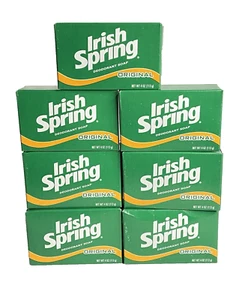 7 IRISH SPRING Original BAR SOAPS ~ NEW IN BOXES - Picture 1 of 6