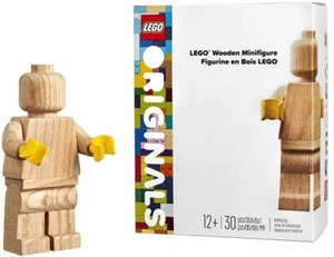 "Juego de minifiguras de madera grandes de 7" Lego Originals 853967 ¡Nuevo en caja! - Imagen 1 de 6