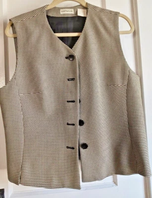 Chaleco traje forrado vintage ANN TAYLOR mujer talla 14 Foto 1 de 4