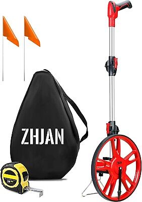 ZHJAN Measuring Wheel 99,999.9 Meters, Foldable Measuring Wheel & Storage Bag • 27£
