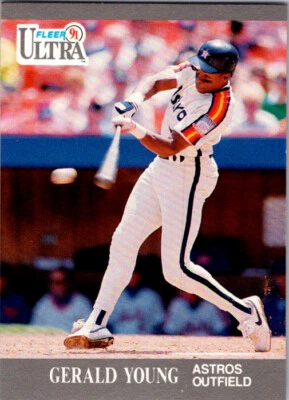 Gerald Young 1991 Fleer Ultra #142 Baseball Card - Image 1 of 2