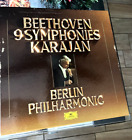 Vtg  Beethoven 9 Symphonies Karajan 8 Lp Vinyl Record Box Set  See Details (Hlc)