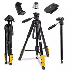 KODAK PhotoGear 2-in-1 Tripod & Monopod, Lightweight 70” 4-Section Flip-Lock - Picture 1 of 6