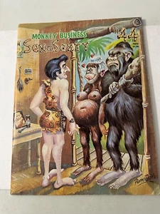 SEX TO SEXTY Adult Humor Book #44 “Monkey Business” Pierre Davis Rare - 1972! - Picture 1 of 5
