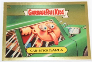 GARBAGE PAIL KIDS  2004 ANS 3 "GOLD" Card #17a "Car-Stick KARLA" - Picture 1 of 4