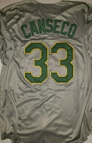 Retro Jose Canseco Oakland Athletics #33 Throwback Large Baseball Jersey Cover