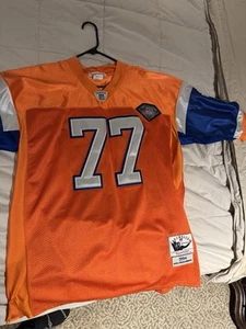 Karl Mecklenburg Autographed Jersey Large Denver Broncos Shirt - Picture 1 of 5