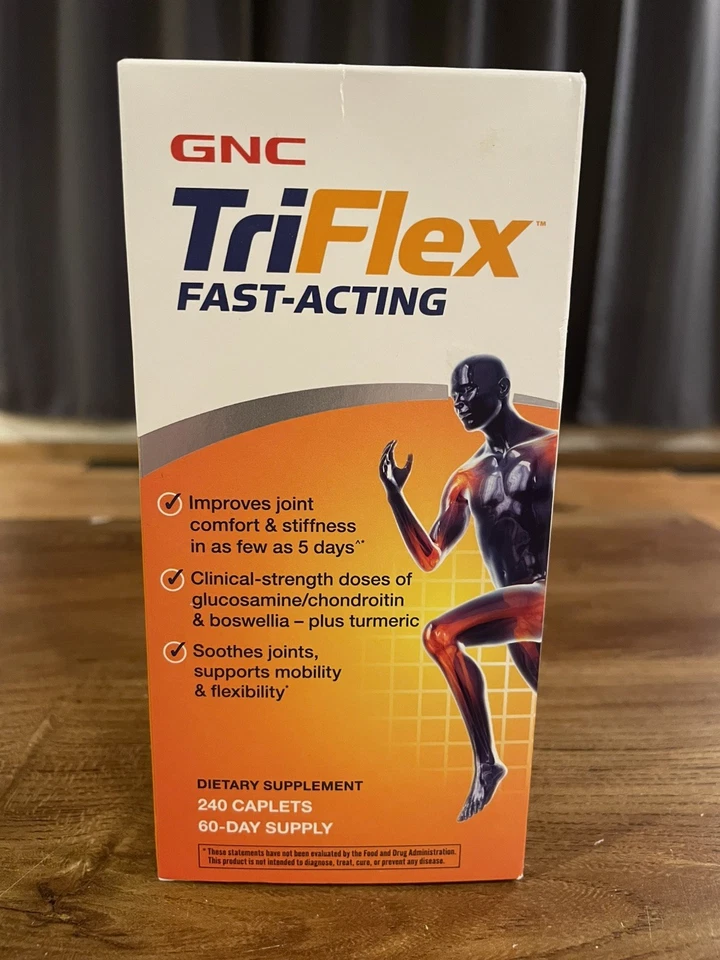 GNC TriFlex Fast-Acting Joint Comfort 240 Caplets - Image 1 of 4