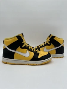 Nike Dunk High White Varsity Maize 2011 Size 9.5 Used 317982-703 - Picture 1 of 24
