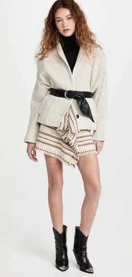 Isabel Marant Étoile Jiloa Skirt Size 40 NWT Luxurious Cotton Blend  Zip Back - Image 1 of 4