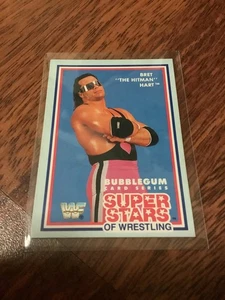 WWF WRESTLING STARS SERIES 1 CARD BRET THE HITMAN HART 1989 MARKET SCENE LIMITED - Bild 1 von 2