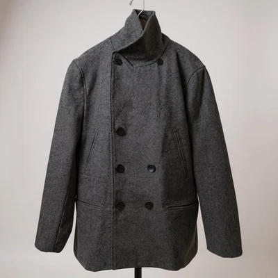 Gap Peacoat Jacket Mens Large Wool Blend Double Breasted Classic jacket - Image 1 of 4
