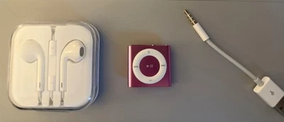 NEW -Apple iPod Shuffle 4th Gen PINK COLOR (2 GB) -NEW BATTERY INSTALLED - Image 1 of 2