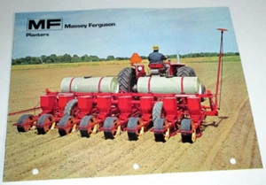 Massey Ferguson MF 37 39 41 468 Planter Sales Brochure Literature Ad 1973 - Picture 1 of 3