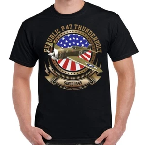 P-47 Thunderbolt Stars and Stripes Herren T-Shirt - Bild 1 von 1