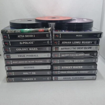 49 Games Bundle PS1 PlayStation One Joblot! Crash, Rayman, Tekken, Gran Turismo - Image 1 of 4