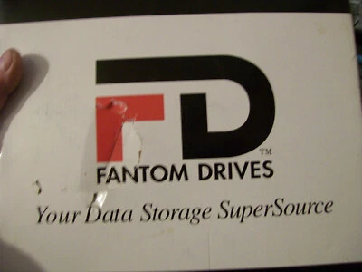 FANTOM DRIVES YOUR DATA STORAGE SUPER SOUIRCE 120G EXTERNAL FIREWIRE HD FDF12072 - Image 1 of 4