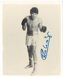 Carlos Monzon Boxing autographed signed 8x10 photo AMCo COA 22351
