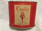 Vtg. Cavalier Cigarettes Tin 100 King Size With Stamps Empty R.J. Reynolds Of Nc