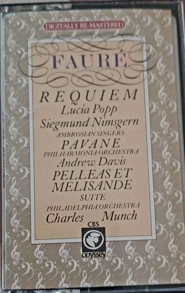 Faure REQUIEM Pelleas & Melisande, cassette - Image 1 of 1