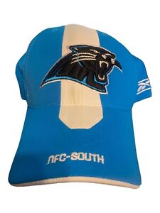 Chapeau casquette Panthers NFC-SOUTH, équipement latéral authentique Reebok NFL OSFA