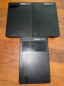 Lot Of 3 3.5 inch HDD Plastic Storage Case Used - Afbeelding 1 van 5
