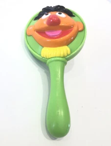Vintage Sesame Street Bert Ernie Baby Rattle Muppets 6 Inches - Picture 1 of 10