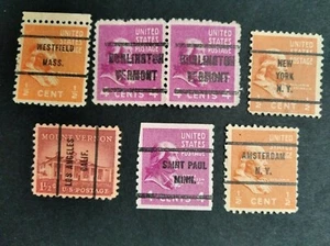 US PRECANCELS LOCAL AMSTERDAM NEW YORK SAINT PAUL WESTFIELD USA - Bild 1 von 7